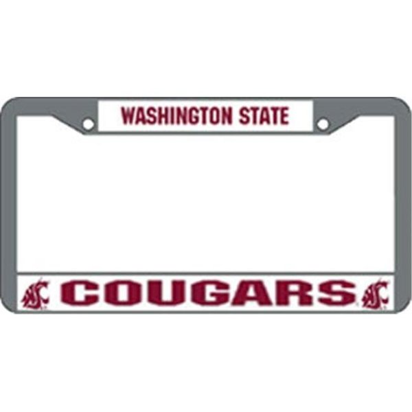 Cisco Independent Washington State Cougars License Plate Frame Chrome 9474615516